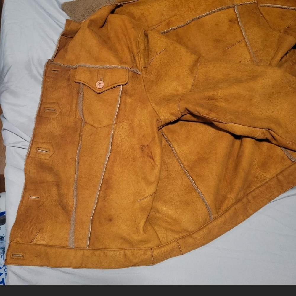Bomb Boogie  Suede Bomber Jacket - Picture 5 of 14